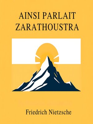 cover image of Ainsi Parlait Zarathoustra